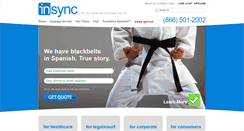 Desktop Screenshot of insyncinterpreters.com